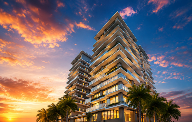 Exterior façade of One Canal Road by One Homes in Lahore, showcasing contemporary architecture, premium residences and luxury urban living.