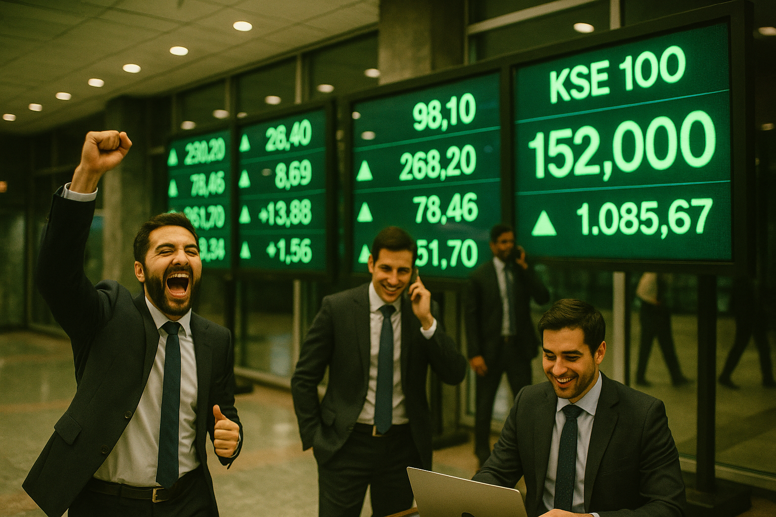 Pakistan Stock Exchange Rally 2025: KSE-100 Soars from 117,000 to 152,000