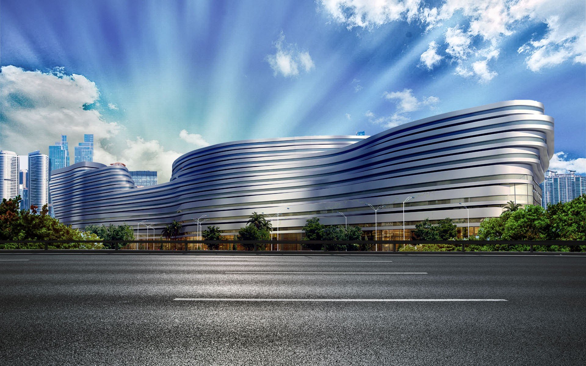 Modern Shopping And Leisure Malls