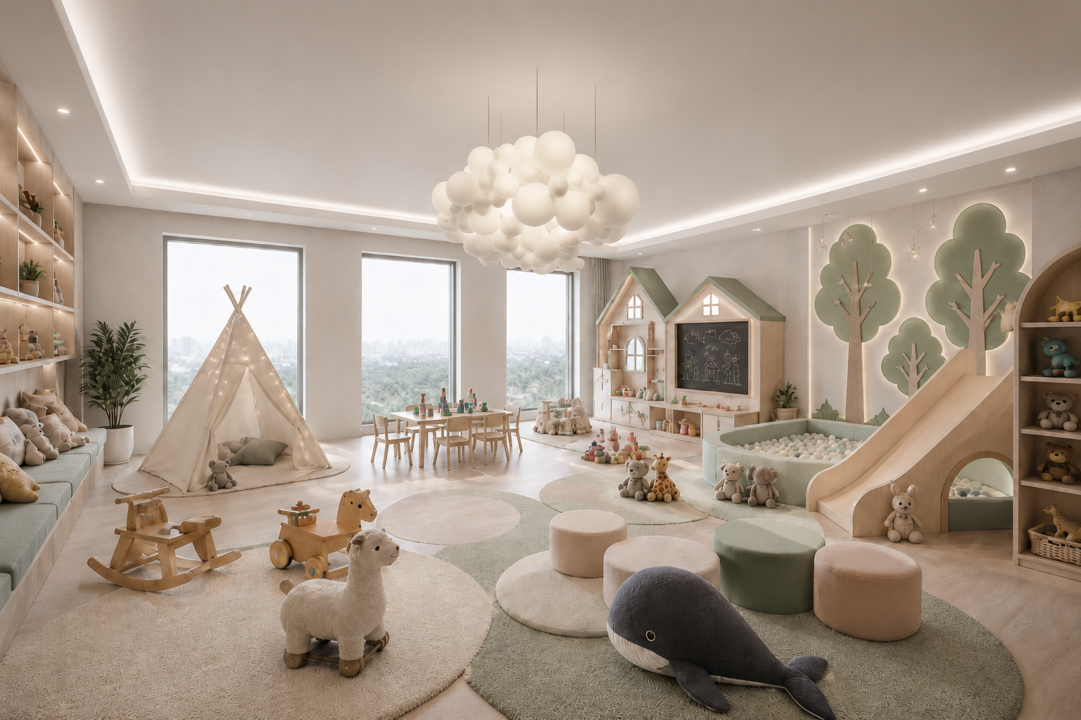 Kids club play area